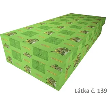 Postel Zvýšená válenda Ondra Lux - bavlna Rozměr: 85x195, Barva látky: č. 139, Odstín lamin: Buk