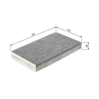 Kabinový filtr Kabinový filtr Renault MEGANE III Grandtour (KZ0/1) Bosch - 1.2TCe, 1.4TCe, 1.616V, 1.6