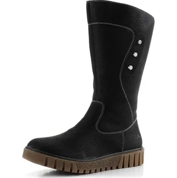 Dámské kozačky Rieker polokozačky černé Y3466-00 - 41 | P687341