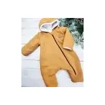 Zimní overal - Wafle Mustard 86