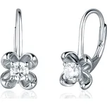 JVD Dámské stříbrné klasické náušnice se zirkony SVLE2461XK3BI00