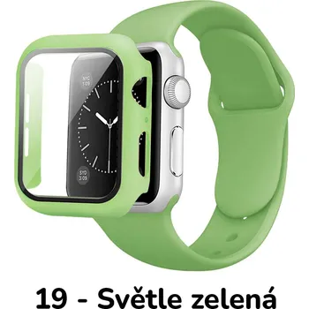BPE Set 3v1 pro Apple Watch Velikost: 40mm, Barevná varianta: 19 - Světle Zelená, Velikost řemínku: M/L (Pro obvod ruky 15-20 cm)