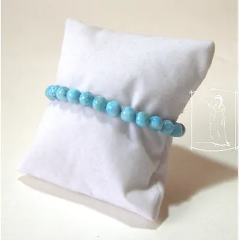 Náramek Larimar - náramek kuličky 7 mm