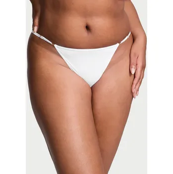 Kalhotky Victoria's Secret dámské klasické kalhotky Adjustable z luxusní kolekce Dream Angels bílé XL