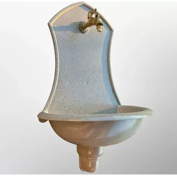 Umyvadlo Zahradní Umyvadlo SIENA s Kohoutkem DRAK, BÉŽOVÝ GRANIT