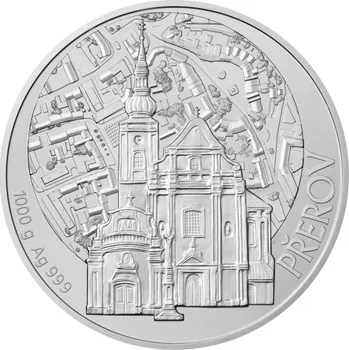2024 - Stříbrná investiční medaile Statutární město Přerov - 1 kg