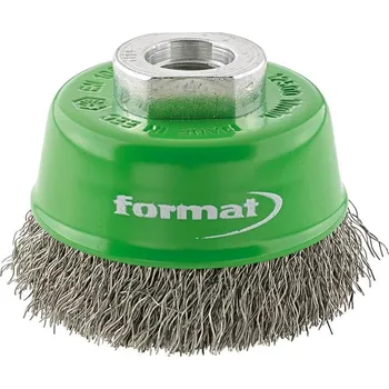 Hrncový kartáč nerez m14 vlnitý 80x mm format