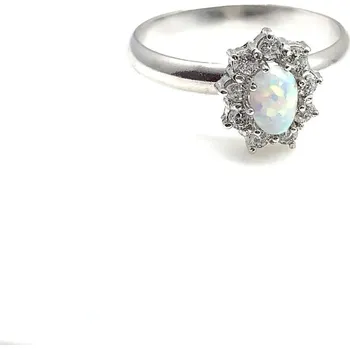 Řetízek Šperky Jan Kos Jan Kos jewellery Stříbrný prsten s opálem 32103959