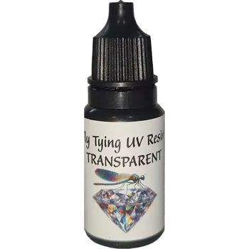 Přípravek na nehty UV lak na mušky LAMAfly UV Resin Transparent 10ml
