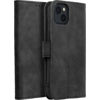 Pouzdro na mobilní telefon Pouzdro iPhone 13 knížkové Tender černé (kryt neboli obal na iPhone 13)