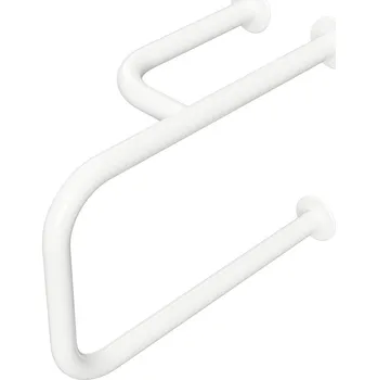 Madlo invalidní podpěrné Bemeta Help k umyvadlu levé bez krytky bílá