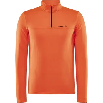 Pánská móda Pánská Mikina CRAFT CORE GAIN MIDLAYER M 1909496-521000 – Oranžová L