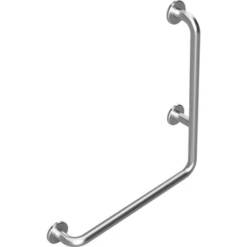 Madlo do koupelny Držadlo invalidní opěrné Bemeta Help pravé 680 mm nerez mat s krytkou