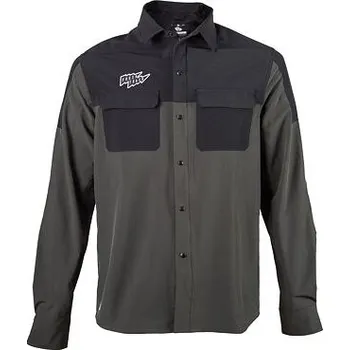 Cyklistická bunda Fresh Trash FT MEN'S RIDER LONG SLEEVE SHIRT OLIVE GREEN/BLACK Velikost: XXL