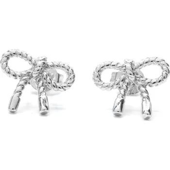 Náušnice Stříbrné náušnice mašličky Patricia