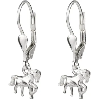 Náušnice JVD Hapi Stříbrné náušnice Kůň
