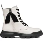 Dívčí kotníkové boty Geox J JUNETTE G 38 Bílá, Černá