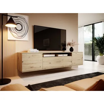 Televizní stolek Závěsný TV stolek Logan 200 cm - dub Artisan