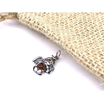 Řetízek Jan Kos Jewellery Stříbrný přívěsek anděl 12124345