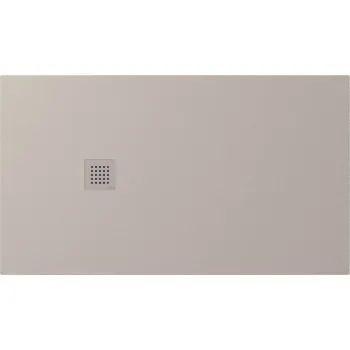 Sprchová vanička Polysan TRENECA vanička z litého mramoru s možností úpravy rozměru, 140x80cm, béžová mat, 84304.81