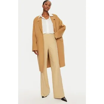 Oblečení a móda United Colors Of Benetton Kalhoty z materiálu 4962DF01Z Béžová Wide Leg 42