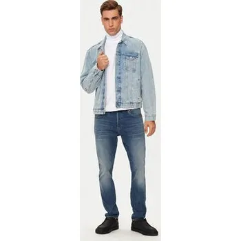 G-Star Raw Jeansy 3301 51001-8968-2965 Tmavomodrá Slim Fit 35_34