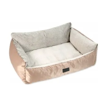 Pelíšek pro psa Pelech Dog Fantasy Lux platinum zlatý 58×46cm