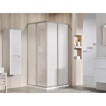 Ravak Sprchový kout Supernova SRV2+SRV2 SRV2+SRV2 80x80 195, satin+pearl 14V40UO211S + voucher# Dodatečná sleva 5% kód: KOUPELNA