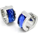 Ocelové náušnice tmavě modré 13 mm Otilia