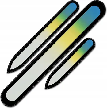 Mont Bleu Sada 3 barevných skleněných pilníku na nehty R-BMS24