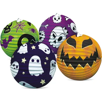 Party dekorace Papírový lampion Halloween
