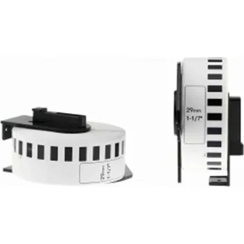 Pásek do tiskárny Naplnka Kompatibilní etikety s Brother DK-22210, 29mm x 30,48m - bílé