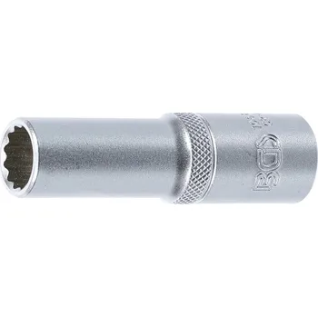 Gola hlavice Nástrčná hlavice 1/2" prodloužená 13 mm - 12hranná - BGS 10681
