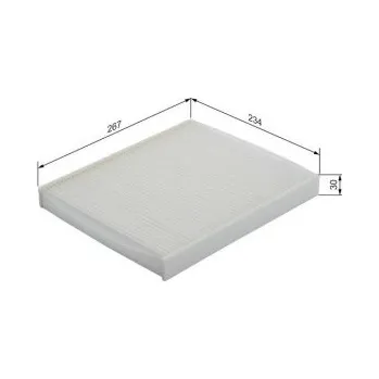 Ventilátor topení a klimatizace Kabinový filtr Opel ASTRA G CLASSIC (T98) Bosch - 1.416V, 1.616V, 1.6, 1.7CDTI