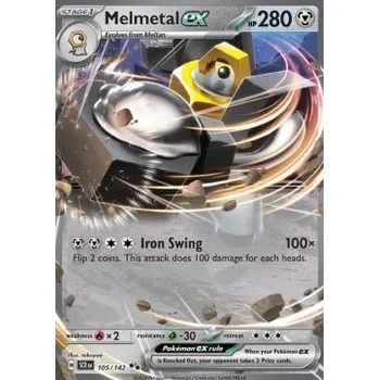 Karetní hra Pokémon SCR 105/142 Melmetal ex - Stellar Crown