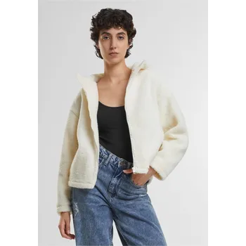 Dámská větrovka Ladies Short Hooded Sherpa Jacket - whitesand XXL