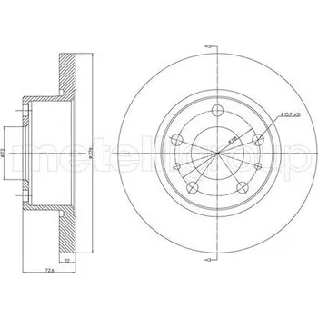 Brzdový kotouč Brzdový kotouč CIFAM 800-570