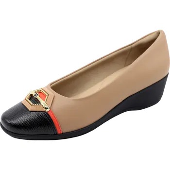 Dámské lodičky Dámské lodičky PICCADILLY 143205-1 almond/black Velikost: 38