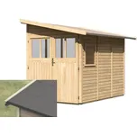 Dřevěný zahradní domek WANDLITZ 181x268 cm Lanitplast