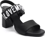 Love Moschino Kůžoné sandály na klínku