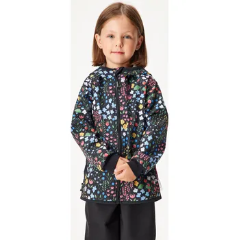 Dětská móda Dětská softshellová bunda s fleecem Basic, Černá, Zahrada Velikost: 80/86