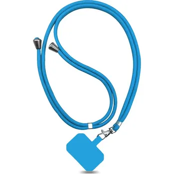 Univerzální šňůrka Simple na telefon modrá