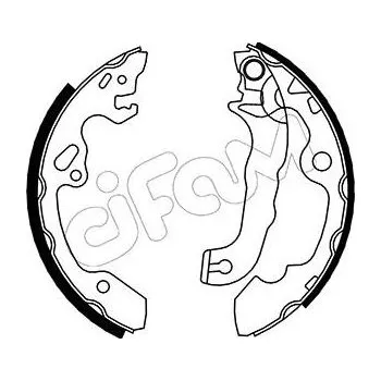 Brzdová čelist Sada brzdových čelistí CIFAM 153-133