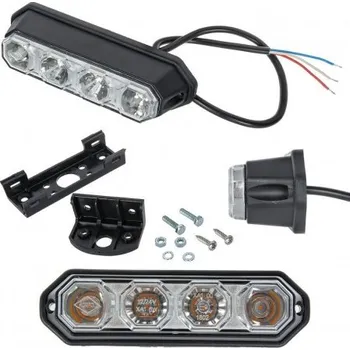 Maják Výstražné světlo oranžové Led 12v 24v Horpol Horpol 42686