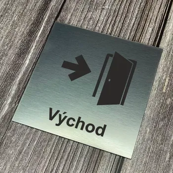 Informační tabulka Home Deco Piktogram - Východ 10 x 10cm