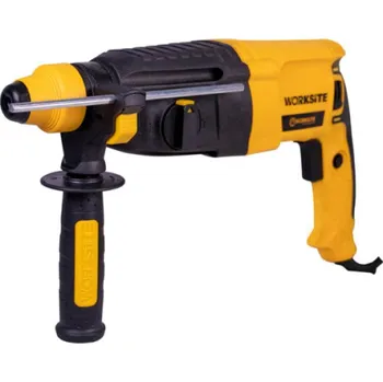 Pneumatické kladivo Worksite ERH106 - Pneumatické vrtací kladivo 800W 3J + Ochranné brýle + pracovní rukavice v hodnotě 149,-