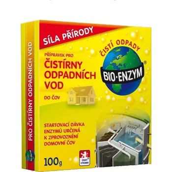 Čistič septiku a jímky Bio-Enzym biologický přípravek do čistíren odpadních vod 100 g