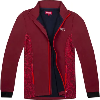 Dámská softshellová bunda Dámská softshellová bunda, zateplená - Wolf B2372, bordo Barva: Bordo, Velikost: XL