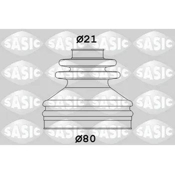 Manžeta ke kolu Sada měchů, hnací hřídel SASIC 1906029
