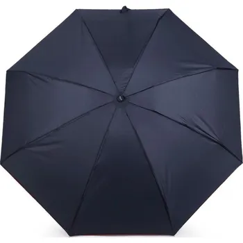 Dámský mini skládací deštník - 2 modrá tmavá bordó